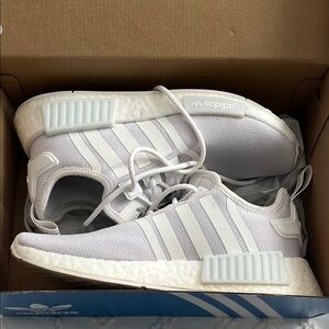 Adidas White NMD R1 Sneakers